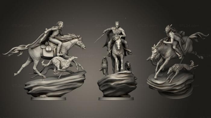 Military figurines (Hunter, STKW_1233) 3D models for cnc